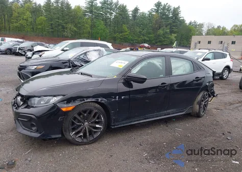 2020 Honda Civic Sport из США, поврежденный, VIN SHHFK7G41LU213520